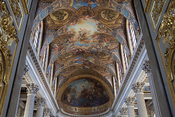 Image showing interiors of chateau de versailles, france