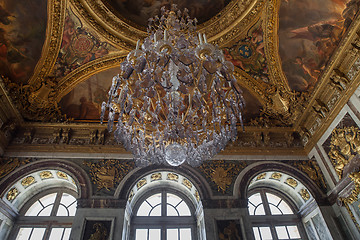 Image showing interiors of chateau de versailles, france