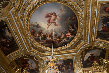 Image showing interiors of chateau de versailles, france