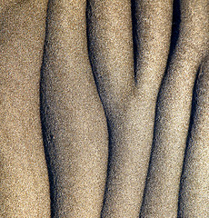 Image showing  abstract texture   the beach lanzarote spain