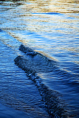 Image showing in water   south china sea   bay abstract of a blue  gold 