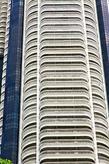 Image showing  bangkok terrace  thailand  in office district    skyscraper