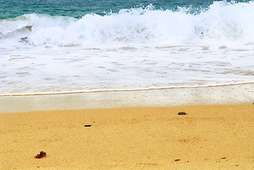 Image showing Sandy ocean beach