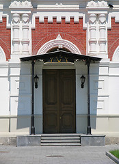 Image showing Door of Railroad station