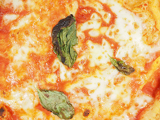 Image showing Margherita pizza background