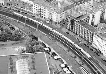 Image showing  Berlin aerial view 