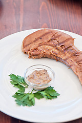 Image showing Boiled beef tongue