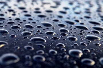 Image showing Water drops background