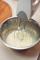 Image showing Cooking corn pancakes