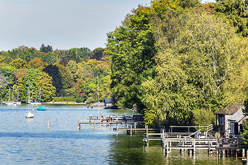 Image showing riverside lake Starnberg