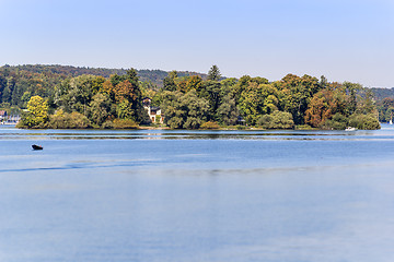 Image showing Rose Island on Lake Starnberg