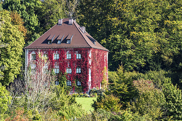 Image showing Castle Berg on Lake Starnberg