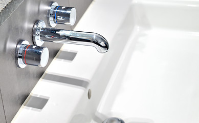 Image showing wash sink in a bathroom