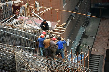 Image showing Risky construction