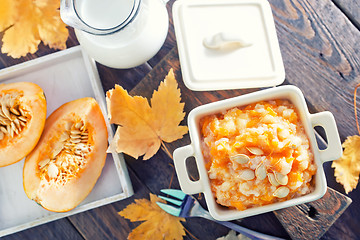 Image showing pumpkin porridge