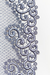 Image showing Decorative silver lace