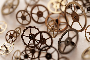 Image showing Small parts of clock