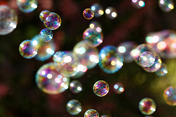 Image showing Soap bubbles