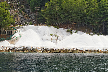 Image showing Thassos white marble quarry