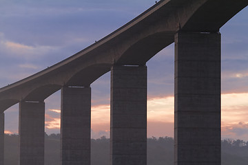 Image showing Large highway viaduct ( Hungary)