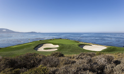 Image showing Pebble beach golf course, California, usa