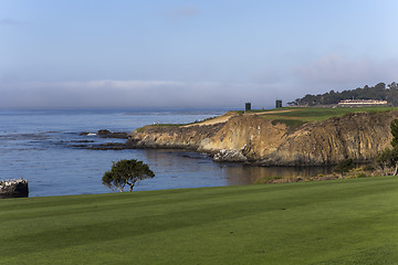 Image showing Pebble beach golf course, California, usa