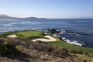 Image showing Pebble beach golf course, California, usa