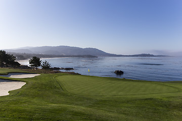 Image showing nPebble beach golf course, California, usa