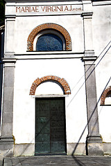 Image showing  italy  lombardy     in  the caiello old   church    wall