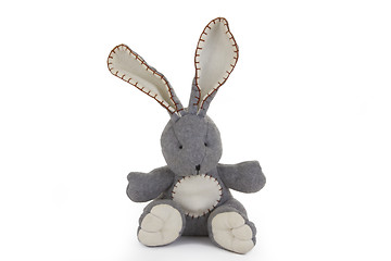 Image showing Grey easter Bunny