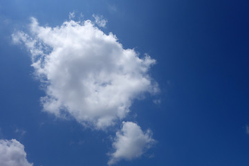 Image showing Blue sky with cloud 