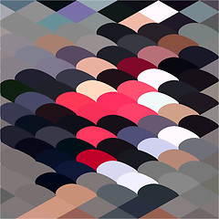 Image showing Pebble Abstract Low Polygon Background