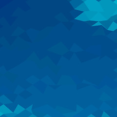 Image showing Blue Abstract Low Polygon Background