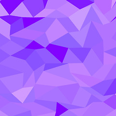 Image showing Icebergs Purple Abstract Low Polygon Background