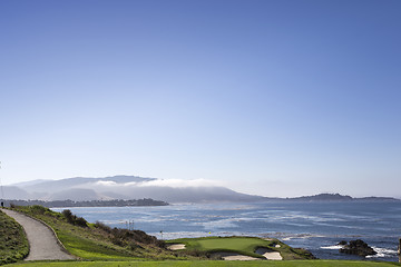 Image showing Pebble beach golf course, California, usa