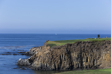 Image showing Pebble beach golf course, California, usa