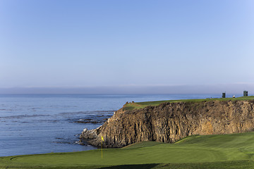 Image showing Pebble beach golf course, California, usa