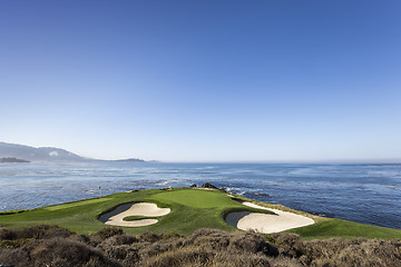 Image showing Pebble beach golf course, California, usa