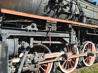 Image showing Historic steam engine