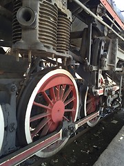 Image showing Historic steam engine