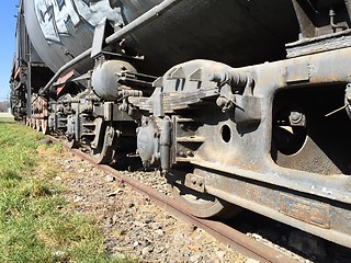 Image showing Historic steam engine