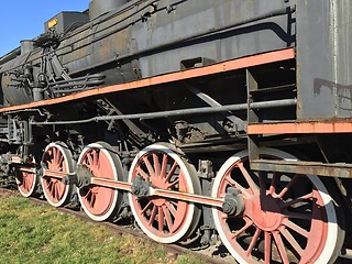 Image showing Historic steam engine