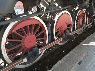 Image showing Historic steam engine