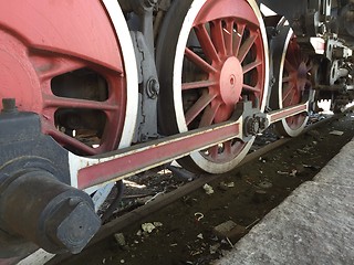 Image showing Historic steam engine