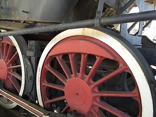 Image showing Historic steam engine