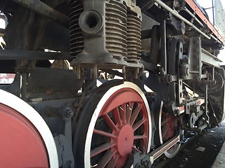 Image showing Historic steam engine