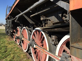 Image showing Historic steam engine