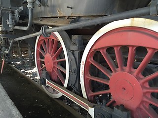 Image showing Historic steam engine