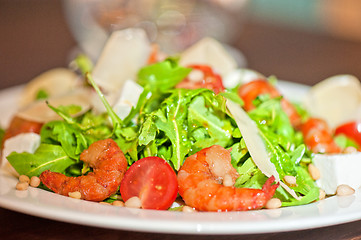 Image showing shrimp vegetable salad