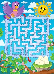Image showing Maze 2 with bird theme